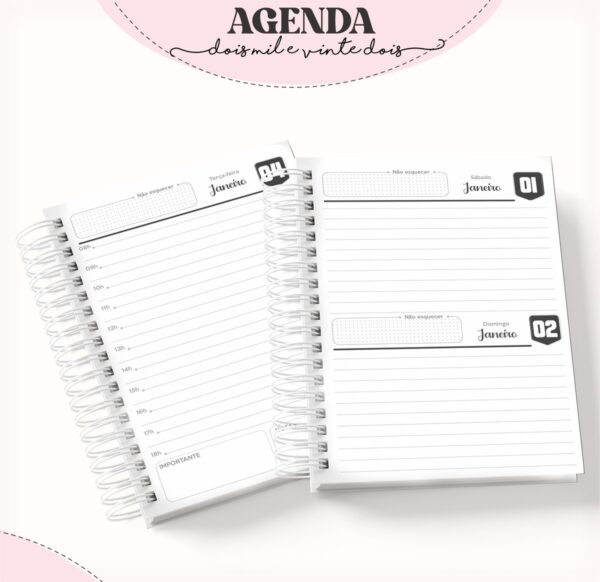 Agenda Feminina Love - Arquivo Digital