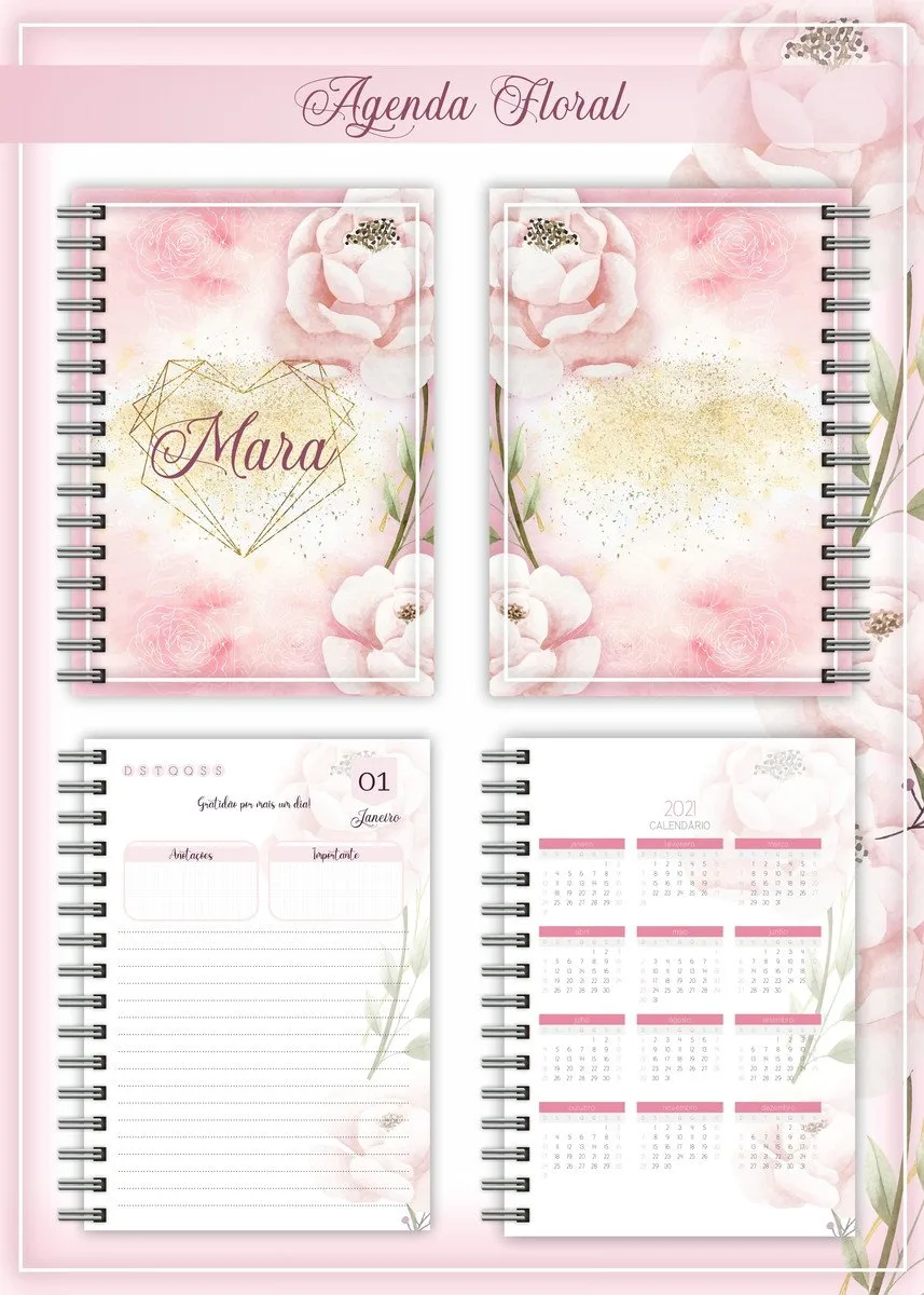 Agenda Floral 1 - Arquivo Digital