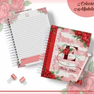 Agenda Floral Vermelho - Datada 2023 - Arquivo Digital 4 Agenda Floral Vermelho - Datada 2023 - Arquivo Digital