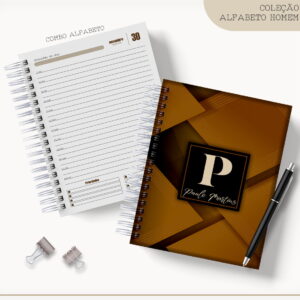 Agenda 2023 Masculina Marrom Arquivo Digital