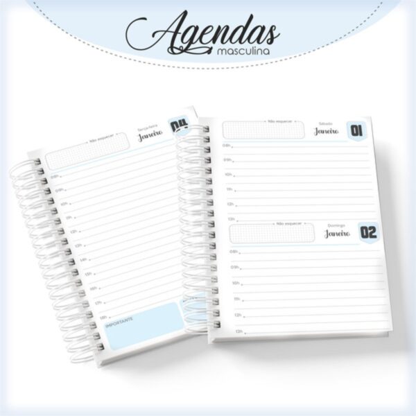 Agenda Masculina Deus do Impossível - Arquivo Digital