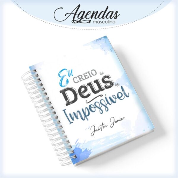 Agenda Masculina Deus do Impossível - Arquivo Digital