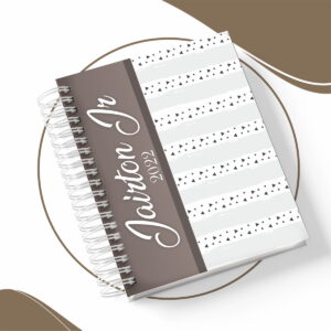 Agenda Checklist Masculina Marrom Arquivo Digital