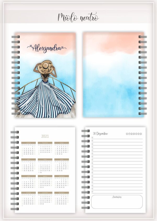 Agenda Miolo Neutro - Arquivo Digital