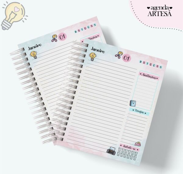 Agenda Profissão Artesã Feminino - Arquivo Digital