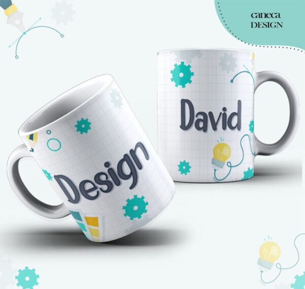 Agenda Profissão Design Masculino - Arquivo Digital