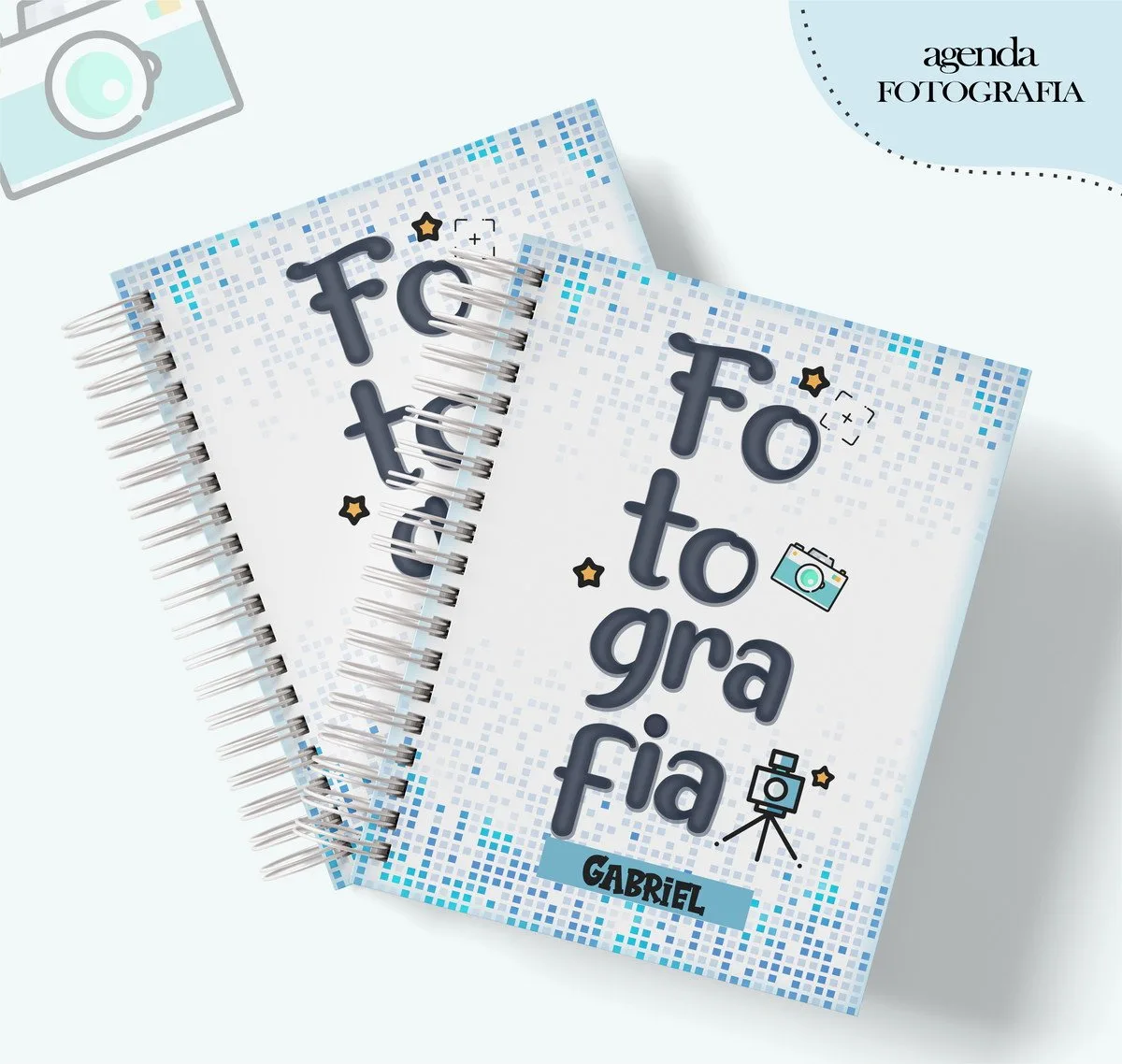 Agenda Profissão Fotografo Masculino - Arquivo Digital