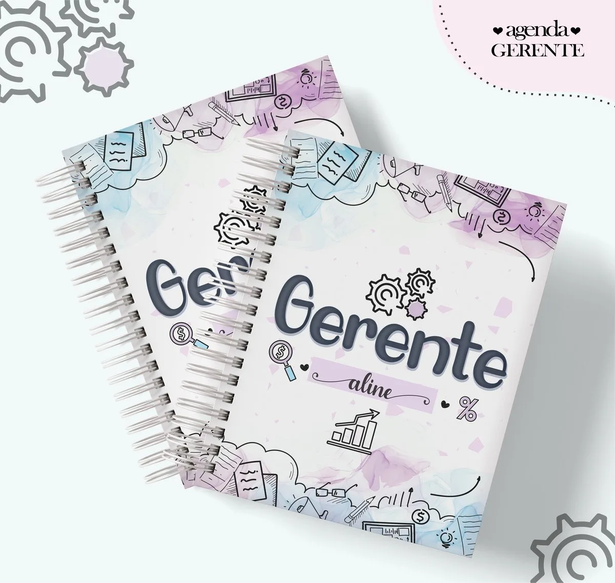 Agenda Profissão Gerente Feminino - Arquivo Digital