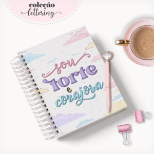Kit Digital Agenda Sou Forte e Corajosa para Encadernação 11 agenda sou forte e corajosa arquivo digital 2