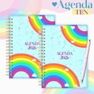 agenda teen arco iris 2026 permanente arquivo digital