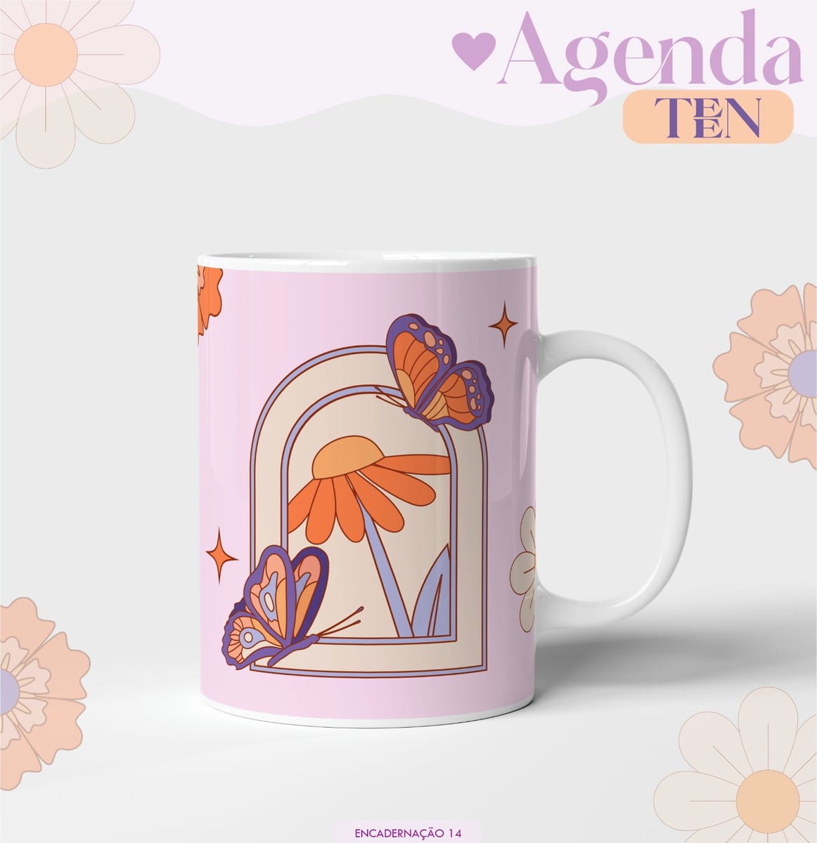 Kit Agenda Teen Borboleta 2026 para Imprimir e Encadernar 3 Kit Agenda Teen Borboleta 2026 para Imprimir e Encadernar - Imagem 3