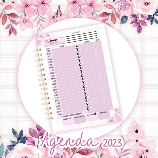 Agendamento Manicure Datada 2023 - Arquivo Digital