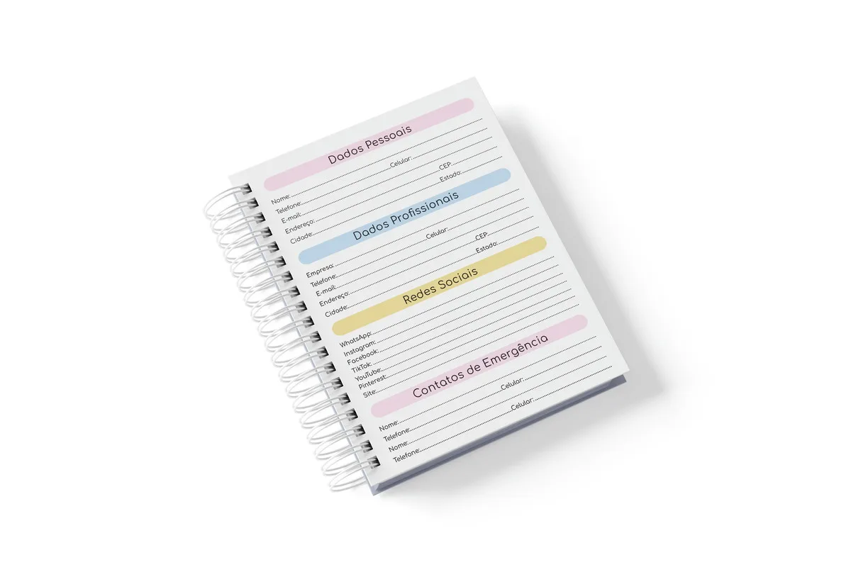 Agendamentos Datados 2026 Floral para Planners e Agendas - Imagem 3
