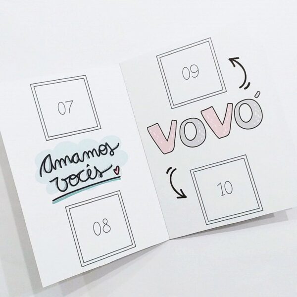 Álbum de Figurinhas Dia dos Avós - Arquivo Digital