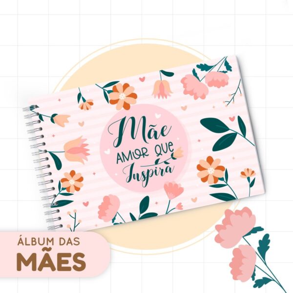 Álbum de Fotos Mãe - Arquivo Digital
