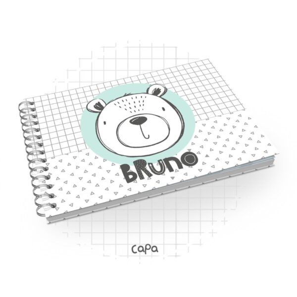 Álbum de Fotos Urso Escandinavo (0 a 5 anos) -Arq. Digital