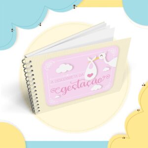 Álbum Descoberta da Gestação Menina - Arquivo Digital