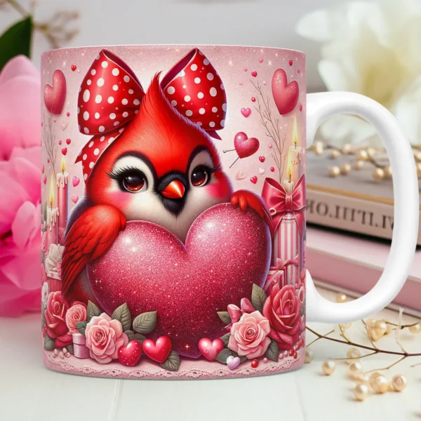 Amor Animal em 3D: Designs para Personalizar Canecas