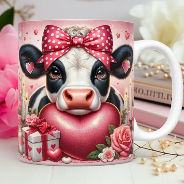 Amor Animal em 3D: Designs para Personalizar Canecas