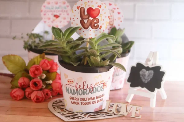 Amor e Natureza: Moldes de Suculentas para Ele e Ela