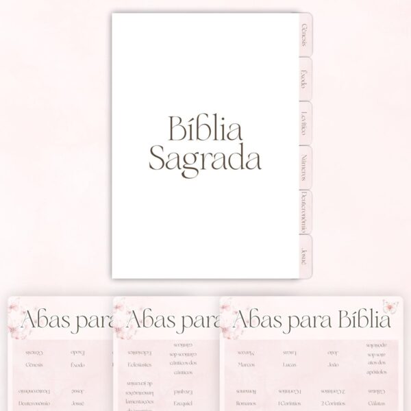 Arquivo Abas para Bíblia Png e pdf
