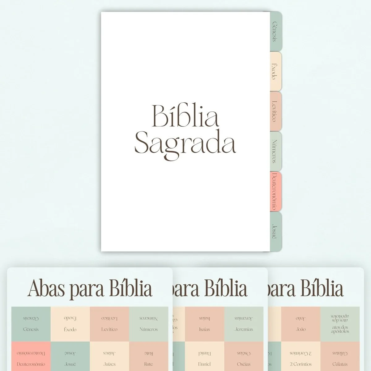 Arquivo Abas para Bíblia Png e pdf