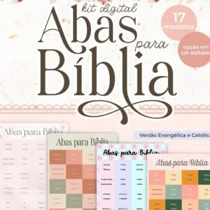 Arquivo Abas para Bíblia Png e pdf