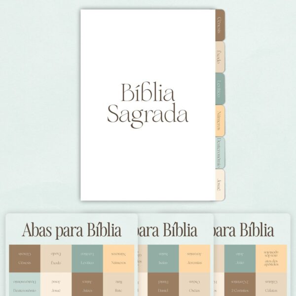 Arquivo Abas para Bíblia Png e pdf