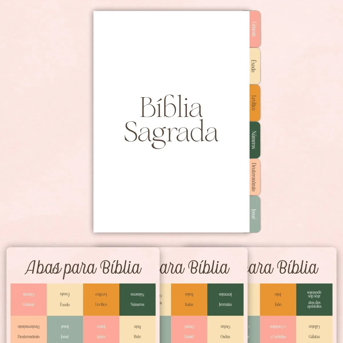 Arquivo Abas para Bíblia Png e pdf