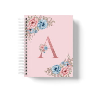 arquivo capas alfabeto floral rosa png
