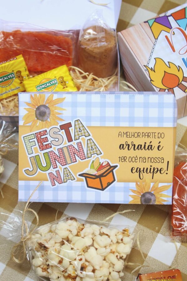 Arquivo de Corte Caixa Docinhos Festa Junina 2023