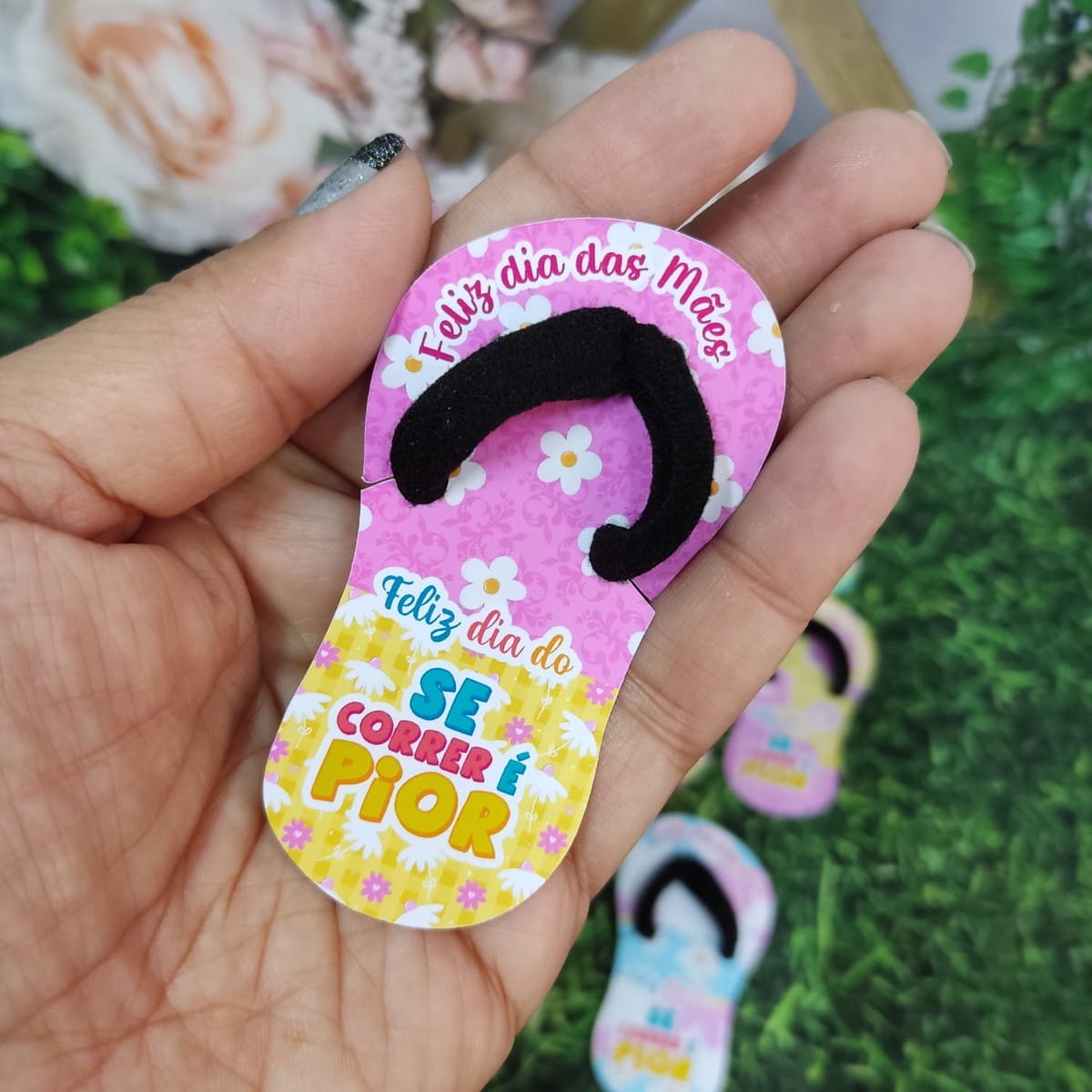 Arquivo de Corte Chinelinho Dia das Mães para Lembrancinhas 2 Arquivo de Corte Chinelinho Dia das Mães para Lembrancinhas - Imagem 2