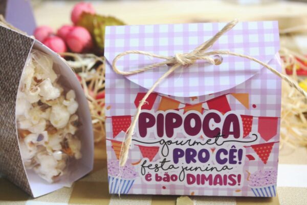 Arquivo de Corte Cinta Pipoca Festa Junina