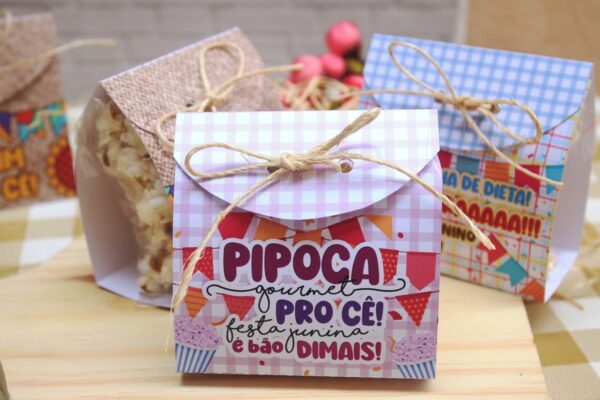 Arquivo de Corte Cinta Pipoca Festa Junina
