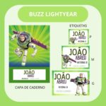 Arquivo de Corte Etiqueta Escolar Buzz Lightyear 2 Arquivo de Corte Etiqueta Escolar Buzz Lightyear