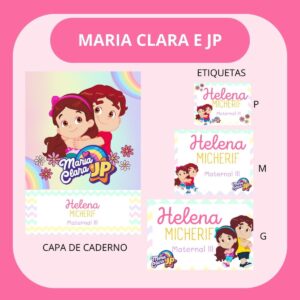 arquivo de corte etiqueta escolar maria clara e jp papelaria digital