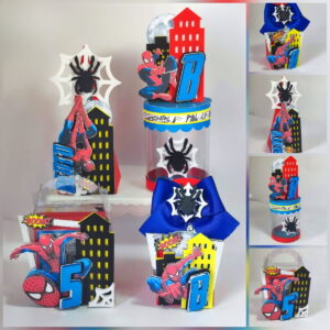 arquivo de corte festa homem aranha luxo studio e pdf