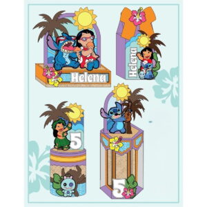 arquivo de corte festa lilo e stitch arquivo digital