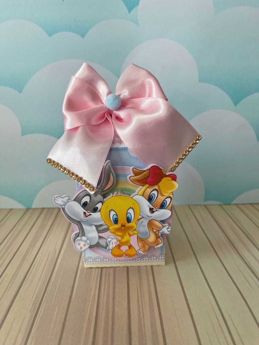 Arquivo de Corte Festa Looney Tunes Rosa em Studio e PDF 2 Arquivo de Corte Festa Looney Tunes Rosa em Studio e PDF - Imagem 2