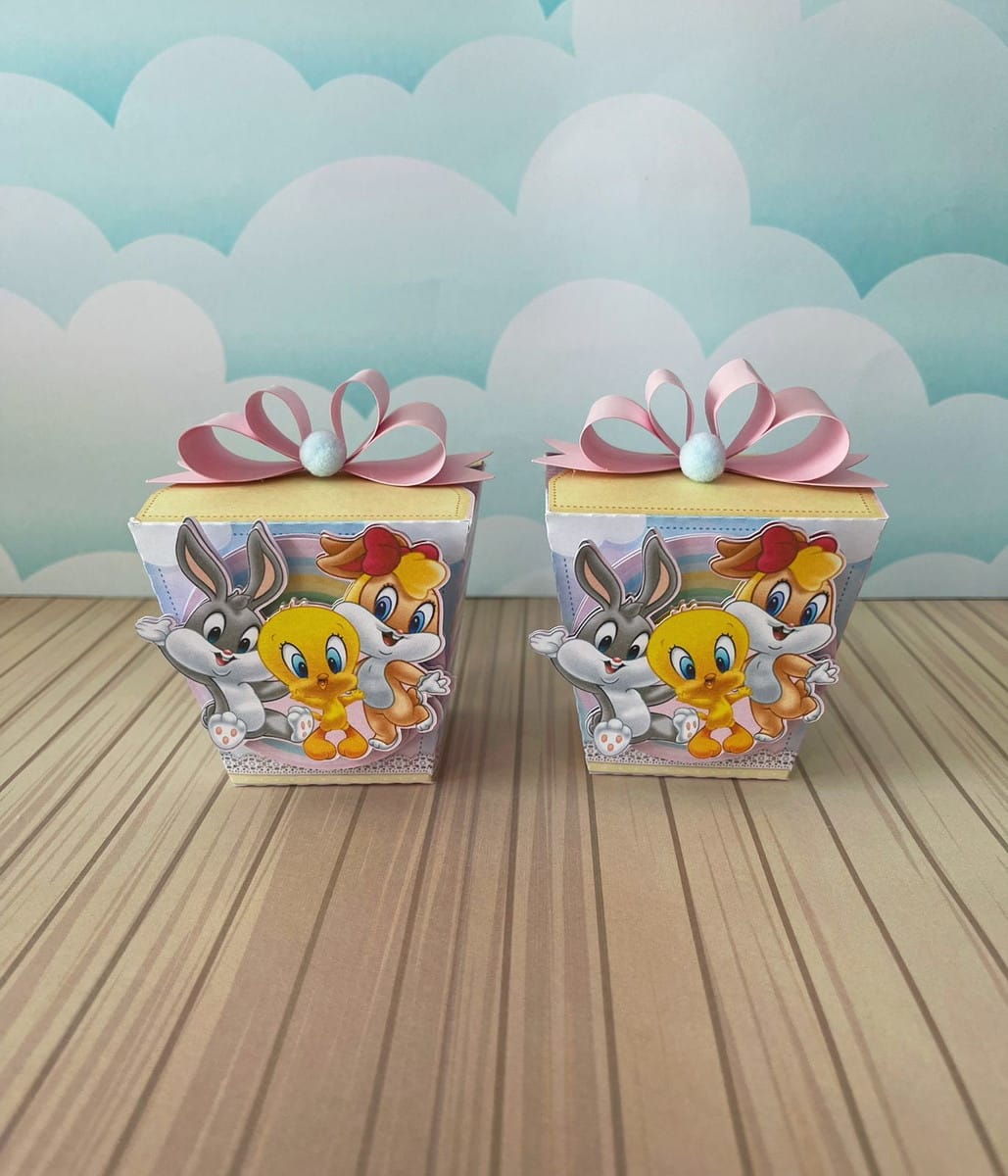 Arquivo de Corte Festa Looney Tunes Rosa em Studio e PDF 4 Arquivo de Corte Festa Looney Tunes Rosa em Studio e PDF - Imagem 4