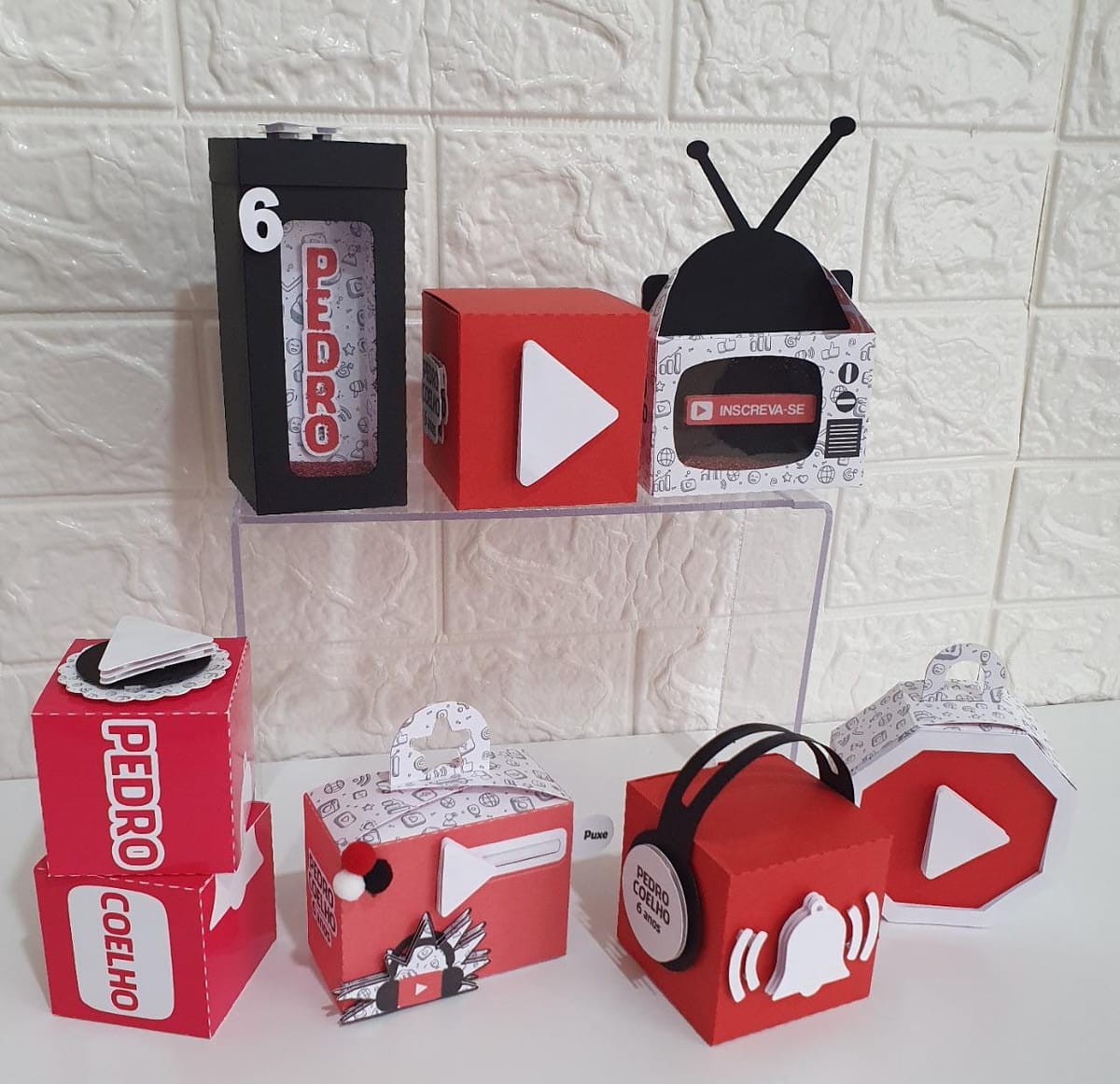Arquivo de Corte Festa Youtube Studio para Lembrancinhas 1 Arquivo De Corte Festa Youtube Arquivo Digital 1