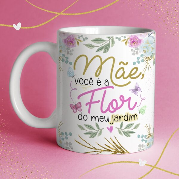 Arquivo Digital Alfabeto Floral Especial Dia das Mães Frases