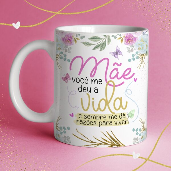 Arquivo Digital Alfabeto Floral Especial Dia das Mães Frases