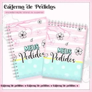 Arquivo Digital Caderno de Pedidos Menina 9 Arquivo Digital Caderno de Pedidos Menina