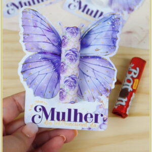 Arquivo de corte Dia da Mulher lilás para Silhouette 6 arquivo digital colecao dia da mulher lilas
