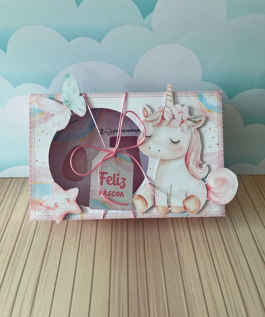 Arquivo Digital Mini Confeiteiro Unicórnio em PDF e Studio 4 Mini Confeiteiro Unicornio Arquivo Digital 4 1