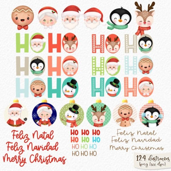 Arquivo Digital Natal Clássico Imagens Frases Ilustrações