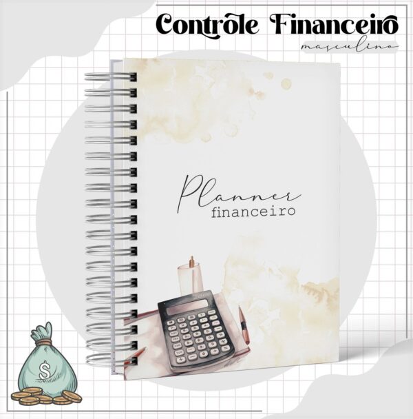 Arquivo Digital Planner Financeiro Masculino