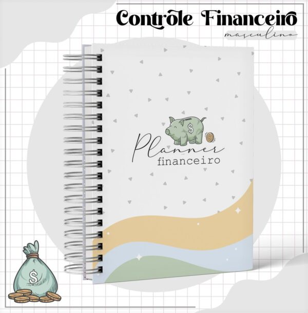 Arquivo Digital Planner Financeiro Masculino
