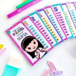 Arquivo Digital Tabuada Fácil Volta às Aulas Aluninhos Fofos